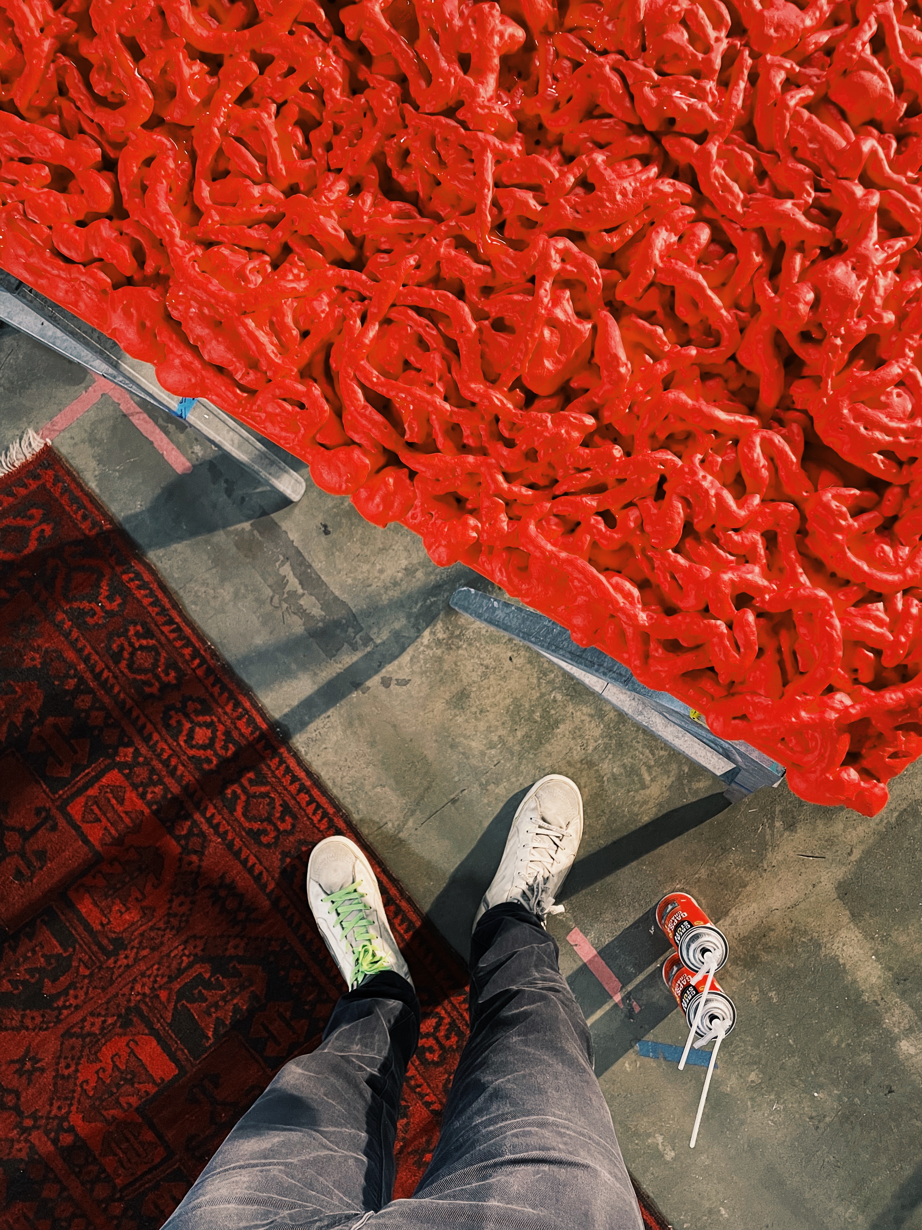 Parsa's work — yellow close-up